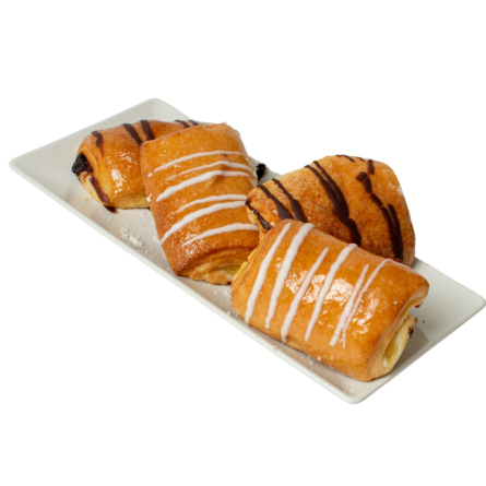 NAPOLITANAS DE CHOCOLATE Y CREMA